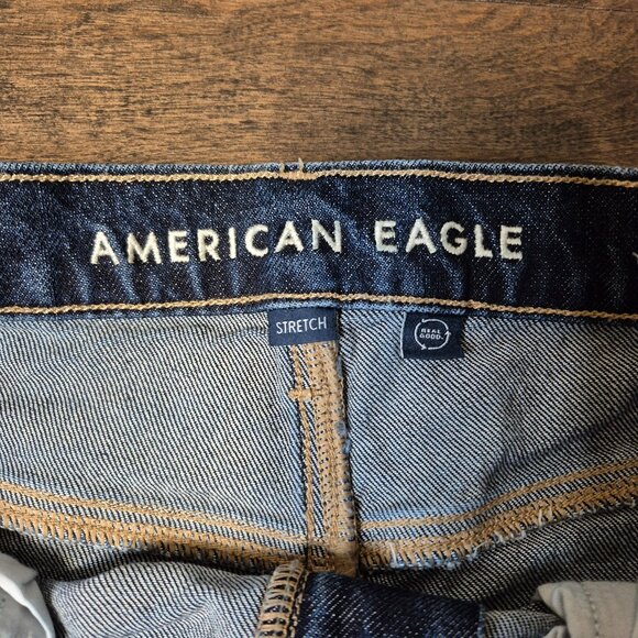 American Eagle Super High-rise Ankle Straight Leg Jeans Size 12 - Picture 6 of 15